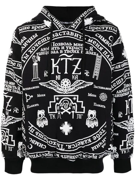 KTZ худи с принтом