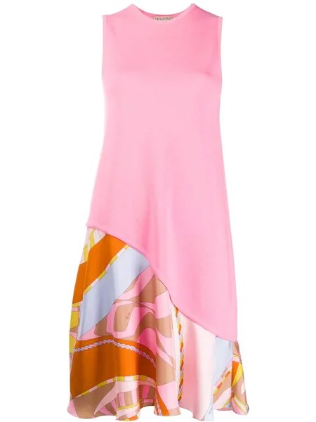 Emilio Pucci расклешенное платье без рукавов