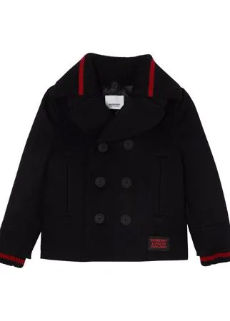Burberry Kids пальто со съемным воротником