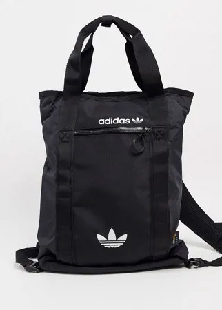 Черная сумка-рюкзак для путешествий adidas Originals-Черный цвет