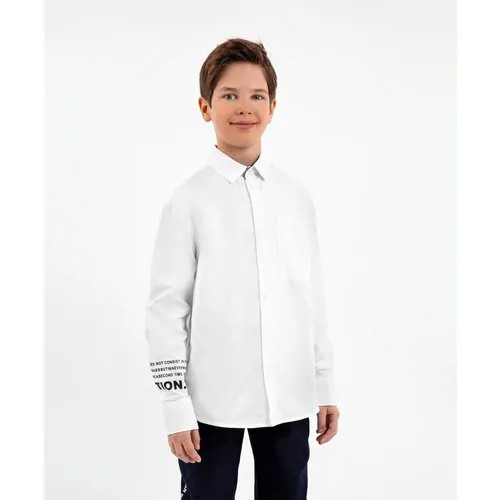 Рубашка Gulliver, размер 146, белый