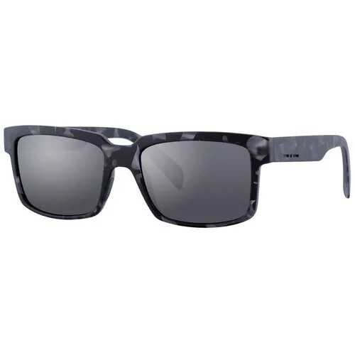Солнцезащитные очки Italia Independent, прямоугольные, оправа: пластик, с защитой от УФ, для мужчин, серый