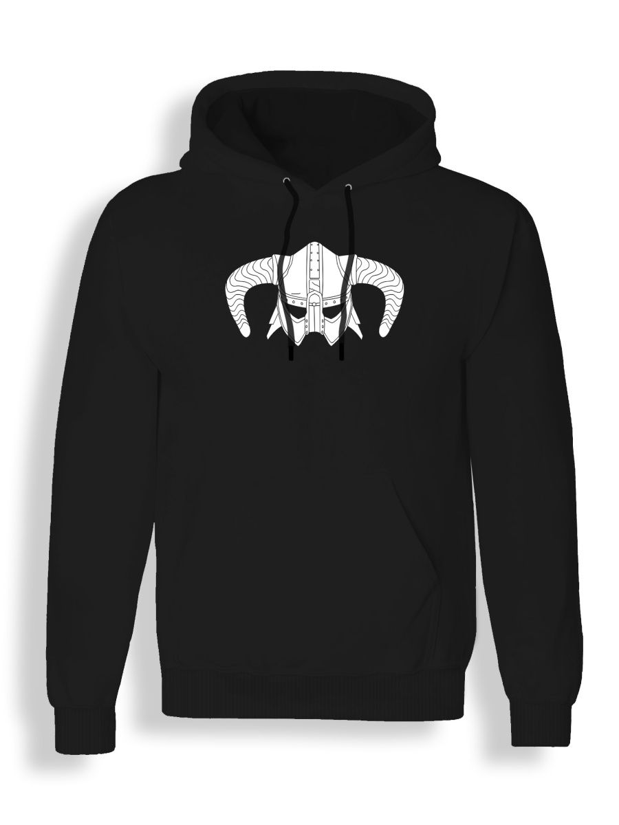Худи унисекс СувенирShop The Elder Scrolls IV/Skyrim/Скайрим 25 черное 3XL