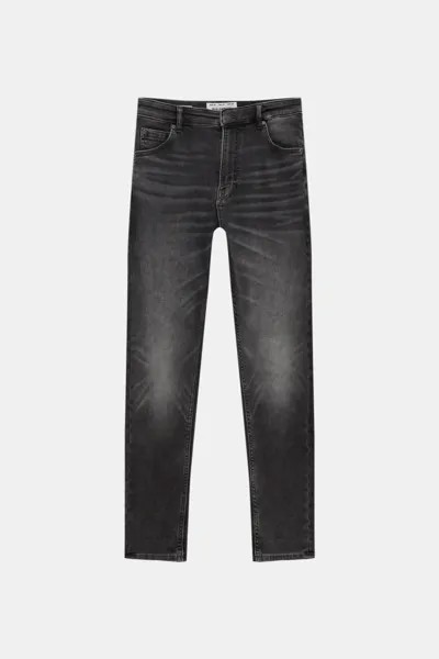 Джинсы мужские Pull&Bear PUL550681309 серые 44 EU. Доставка из-за рубежа.