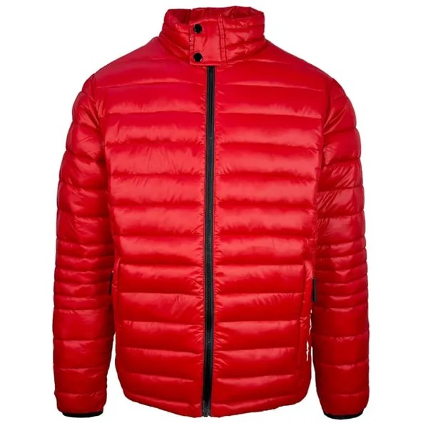 Простая стеганая куртка Plein Sport, красный