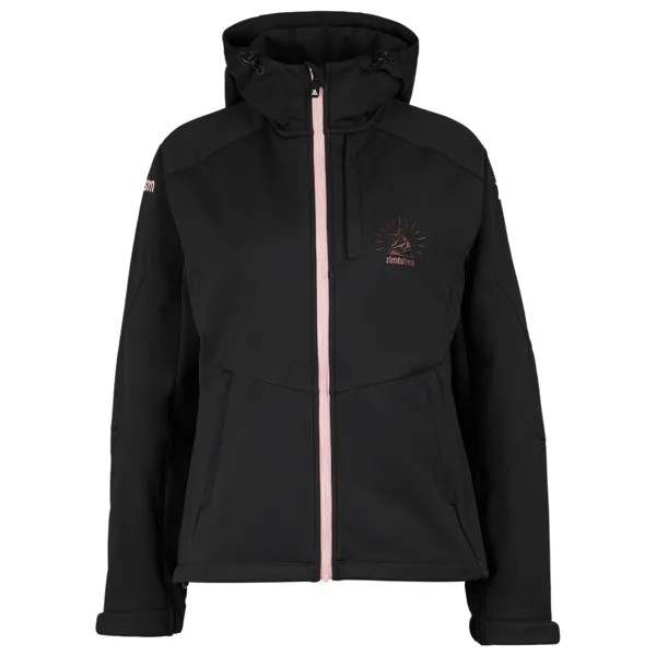 Велосипедная куртка Zimtstern Women's Shelterz, цвет Pirate Black/Blush