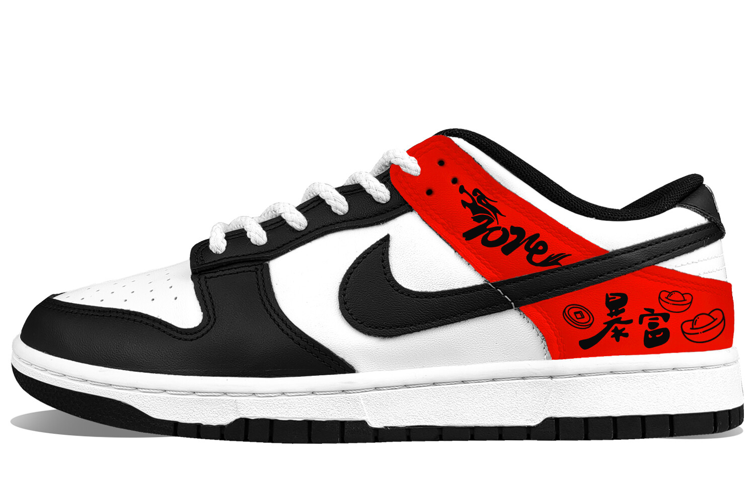 Кроссовки Nike Dunk Skateboarding Shoes Women's Low-top Red, красный