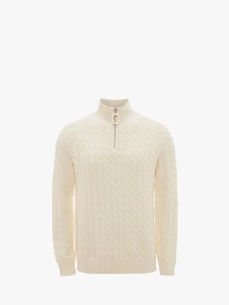 Трикотажный джемпер JW Anderson, кремовый