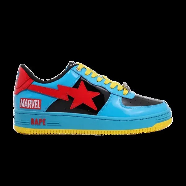 Кроссовки BAPE Marvel x Wmns Bapesta, синий