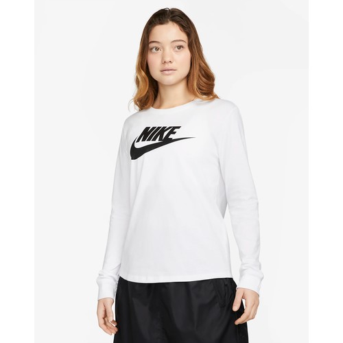 Лонгслив спортивный NIKE, размер XS, белый