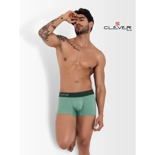 Трусы CLEVER Moda, размер M, зеленый