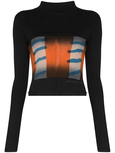 Eckhaus Latta топ с графичным принтом