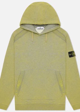 Мужская толстовка Stone Island Dust Colour Treatment Hoodie, цвет жёлтый, размер S