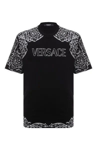 Хлопковая футболка Versace