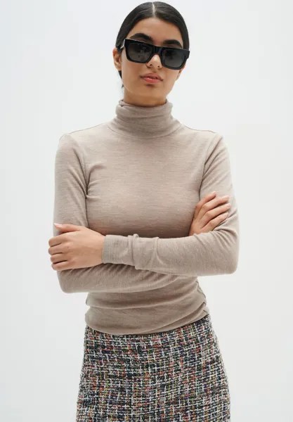 Футболка с длинным рукавом Fangiw InWear, цвет oatmeal melange