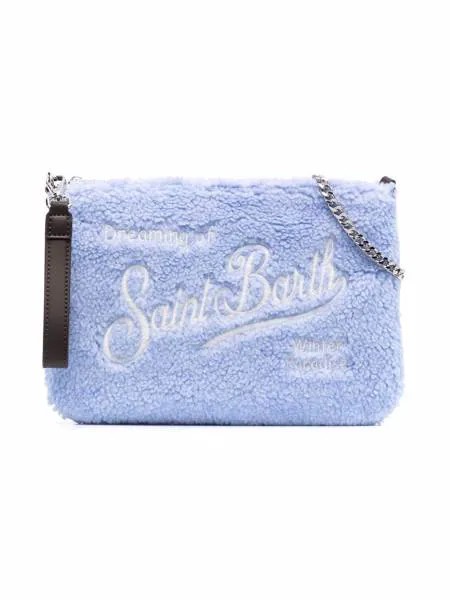 MC2 Saint Barth Kids клатч Parisienne с вышитым логотипом