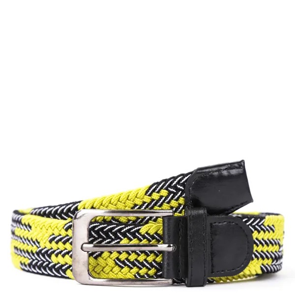 Ремень женский FABRETTI FR136PU-7 желтый, черный, р. 125