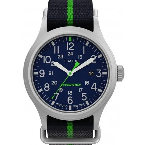 Наручные часы TIMEX Weekender, синий, серебряный