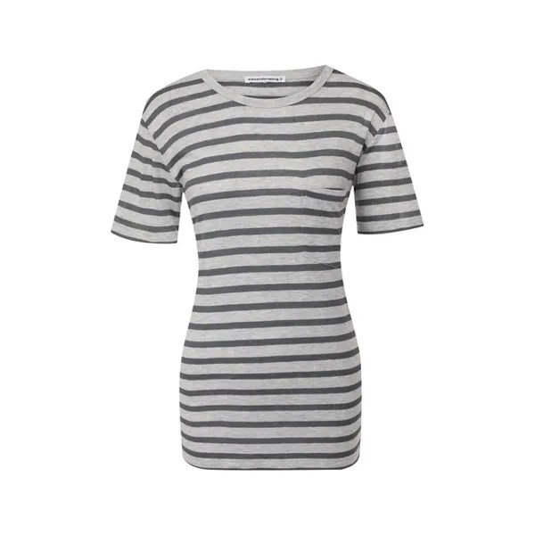 Футболка из смеси вискозы и льна alexanderwang.t