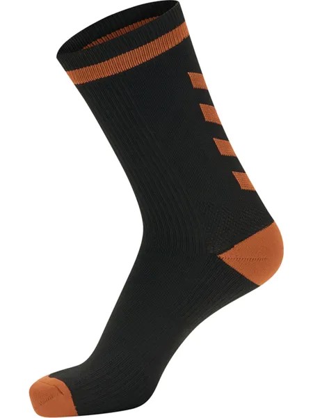 Носки Hummel Niedrige Elite Indoor Sock Low, цвет BLACK/ORANGE TIGER
