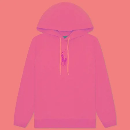 Женская толстовка Polo Ralph Lauren Big Pony Loopback Fleece Hoodie, цвет жёлтый, размер L