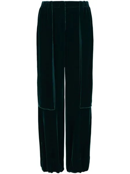 Giorgio Armani брюки с эластичным поясом, зеленый