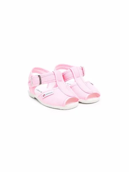 Superga Kids сандалии с пряжкой и открытым носком