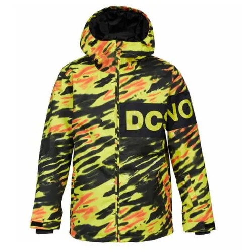 Куртка DC Shoes для сноубординга, пояс/ремень, внутренние карманы, карманы, размер XL, желтый