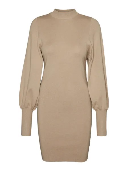 Вязанное платье VERO MODA Holly Karis, светло-коричневый