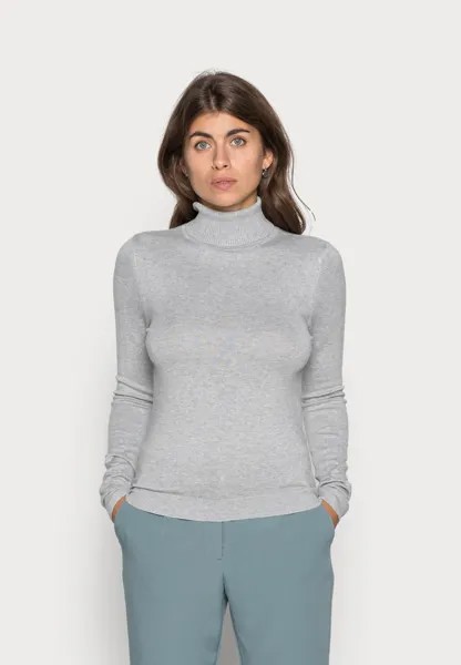 Джемпер Vero Moda Vmglory Rollneck Blouse, светло-серый меланж