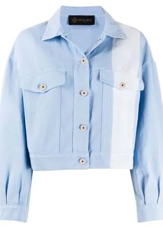 Mr & Mrs Italy джинсовая куртка с контрастной полоской