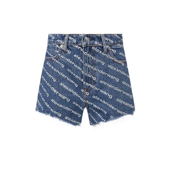 Джинсовые шорты Denim X Alexander Wang