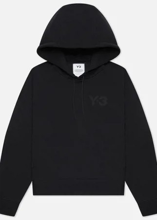 Женская толстовка Y-3 Classic Chest Logo Hoodie, цвет чёрный, размер L