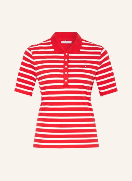 Рубашка-поло из пике Tommy Hilfiger, красный