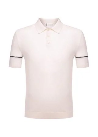 Поло из хлопка и шелка Il Borgo Cashmere