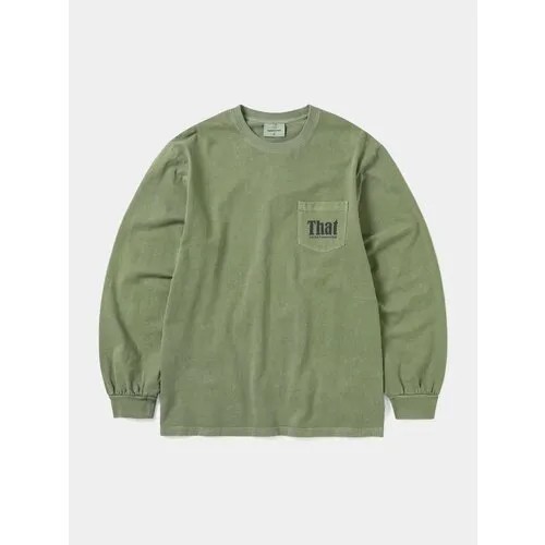 Лонгслив thisisneverthat That Pocket L/S, размер L, , Olive