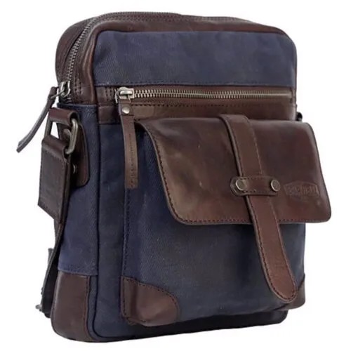 Мужская сумка CROSS-BODY Sentiero Steady Steve SE-3280 C.Brown/Navy