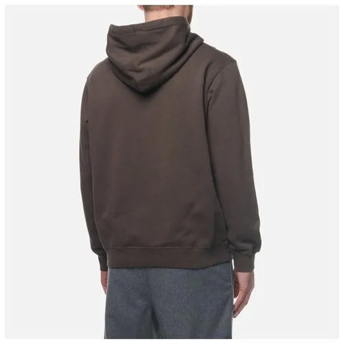 Мужская толстовка Gramicci One Point Hoodie коричневый, Размер XXL