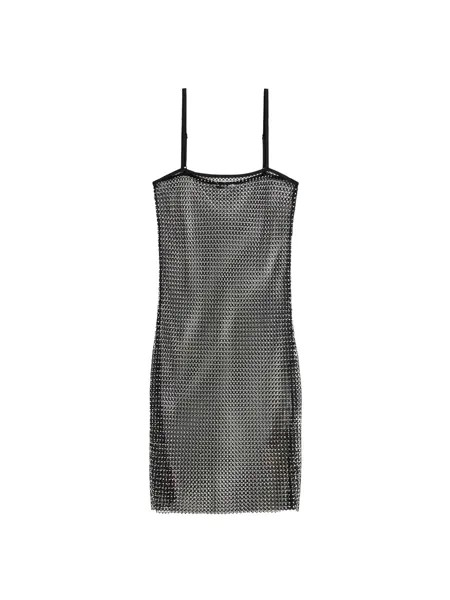 Коктейльное платье Bershka, черный