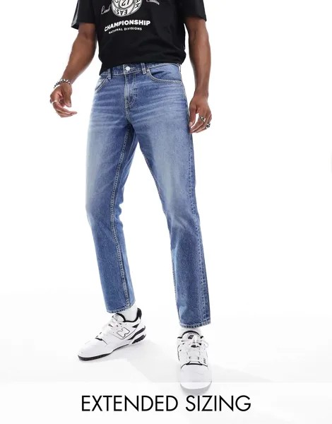 Синие узкие джинсы ASOS