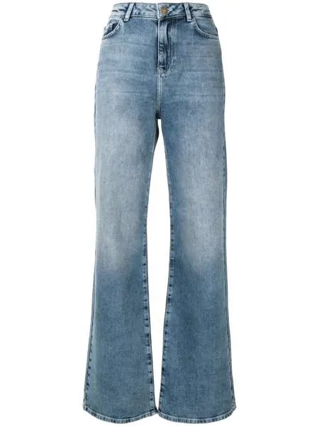TWINSET широкие джинсы с завышенной талией