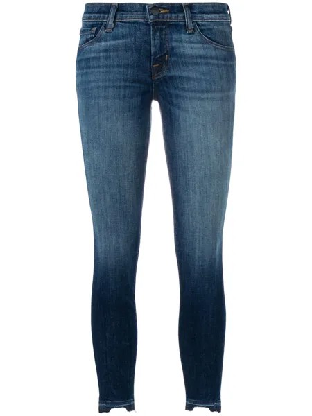 J Brand джинсы скинни с выцветшим эффектом