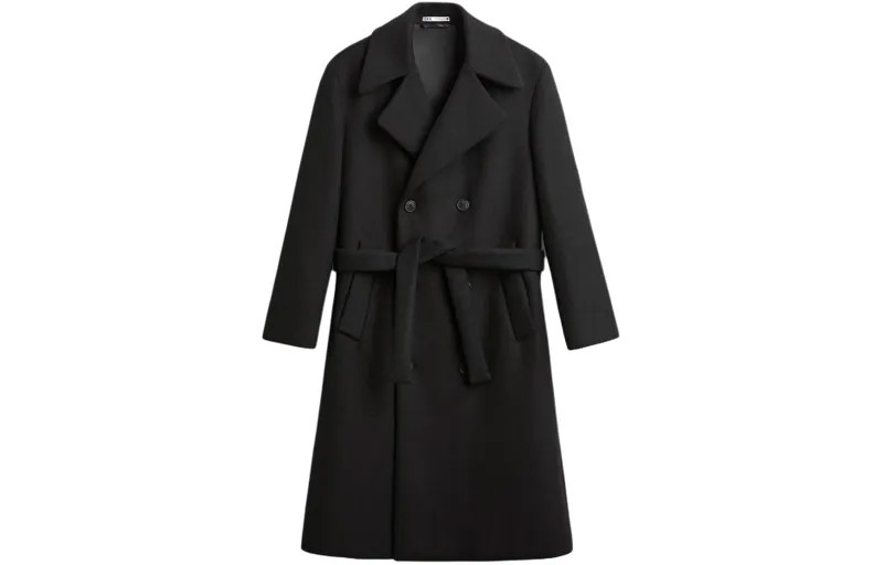 Пальто женское черное Zara