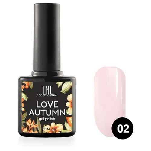 Гель-лак TNL Professional Love Autumn, 10 мл, оттенок №02 - нежно-розовый