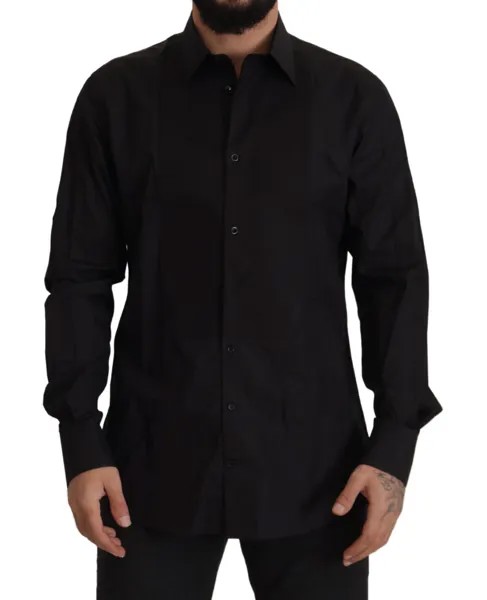 DOLCE - GABBANA Платье-смокинг приталенного кроя, черное ЗОЛОТО 41 / US16 / L Рекомендуемая розничная цена 900 долларов США