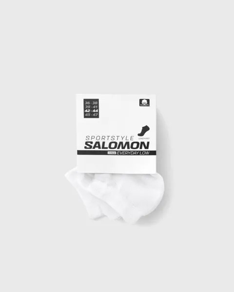 Носки Salomon Everyday Low 3-Pack, цвет white/white/w