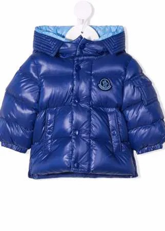 Moncler Enfant пуховик с капюшоном