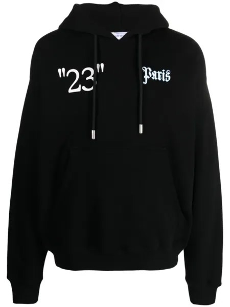 Худи Kit Paris Off-White, черный