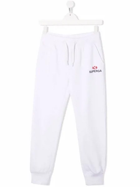Superga Kids спортивные брюки с логотипом