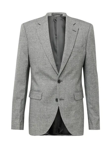 Деловой пиджак приталенного кроя BURTON MENSWEAR LONDON, пестрый серый